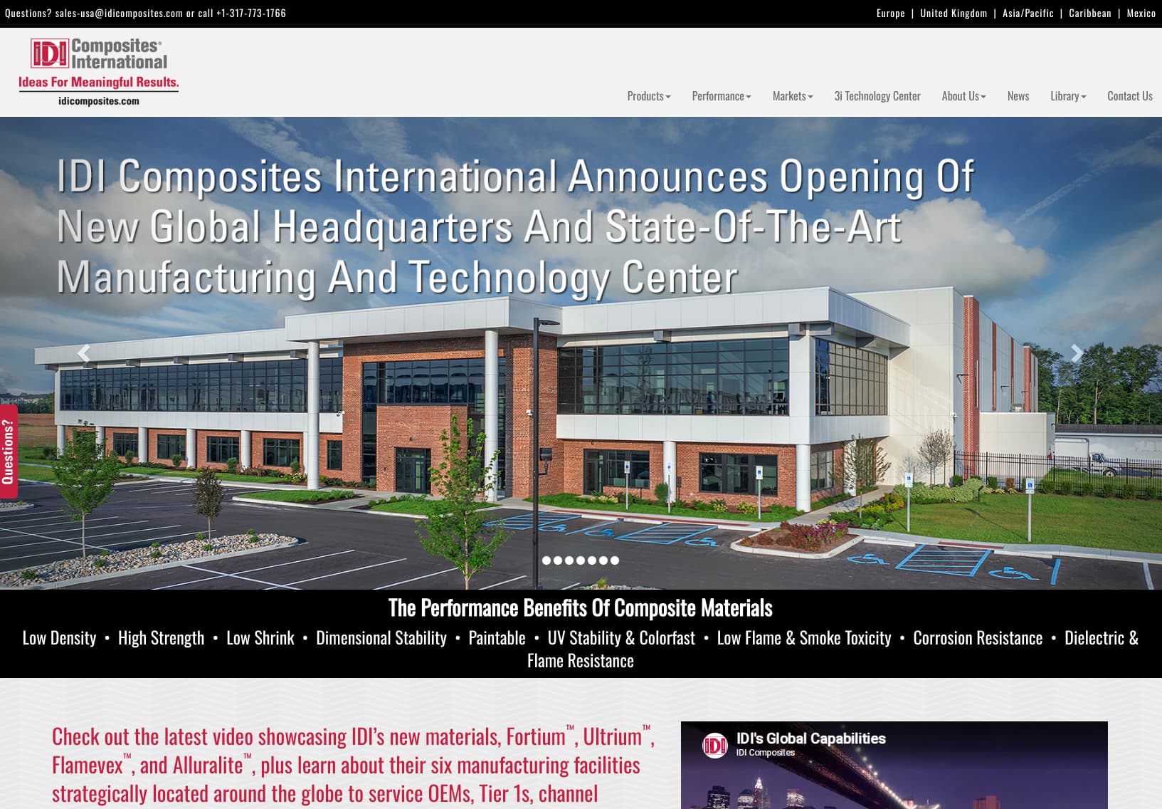 IDI digital presence overview